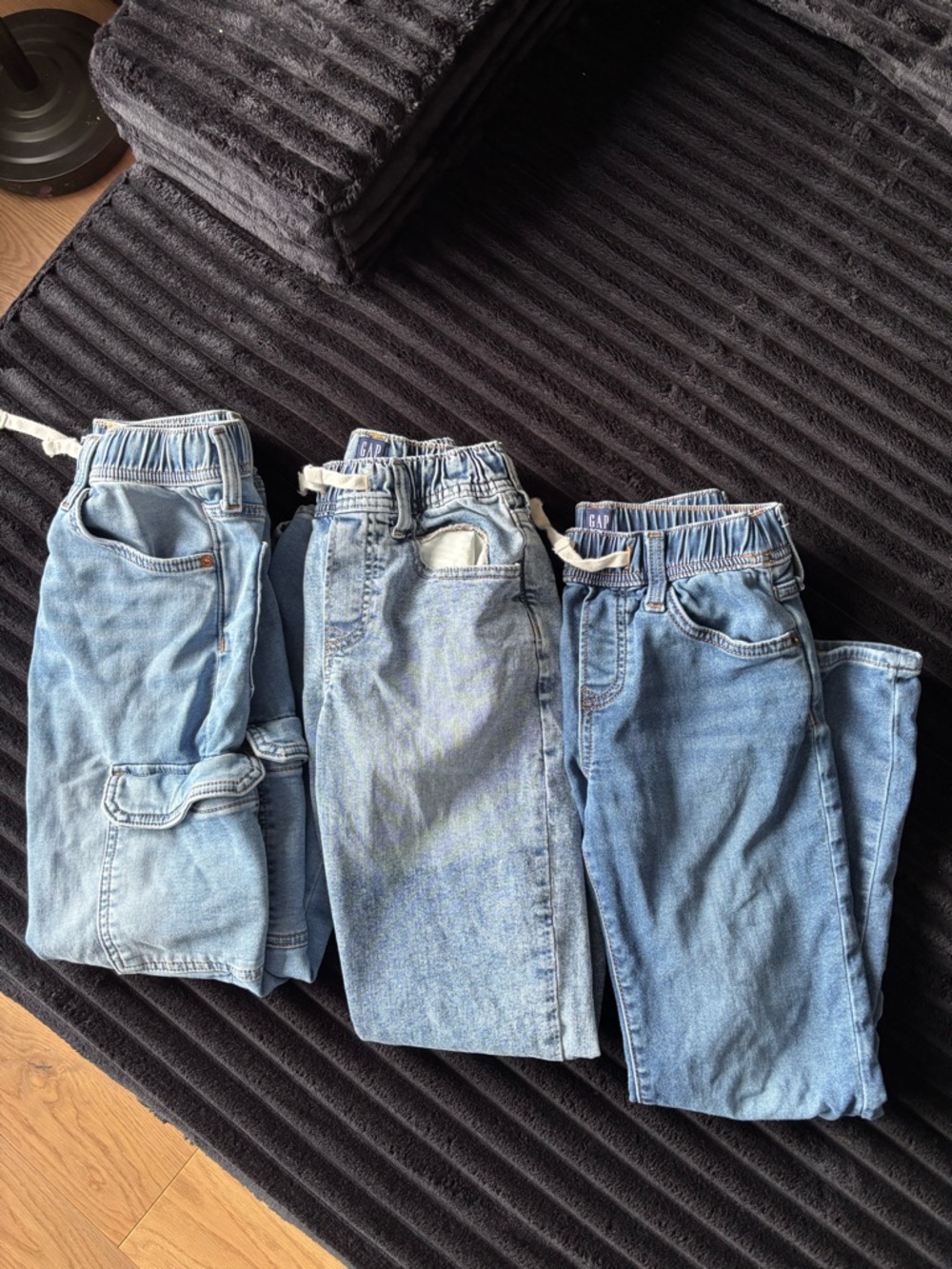 GAP Denim Kids Elastic Waist Light Blue Jeans